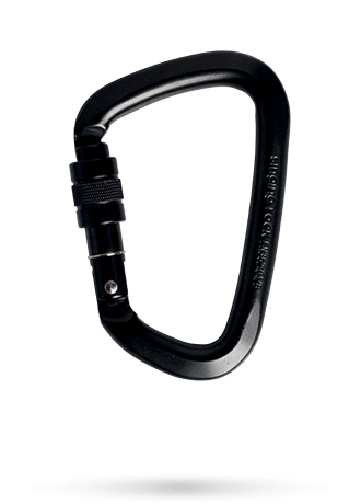 D KARABINA OCEL – černá