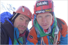 Bača a Stoupa na Grandes Jorasses