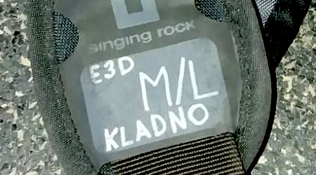 Dodatečné značení výrobků Singing Rock