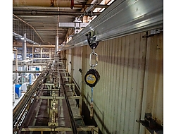 Horizontální kolejnice s dlouhým rozpětím 