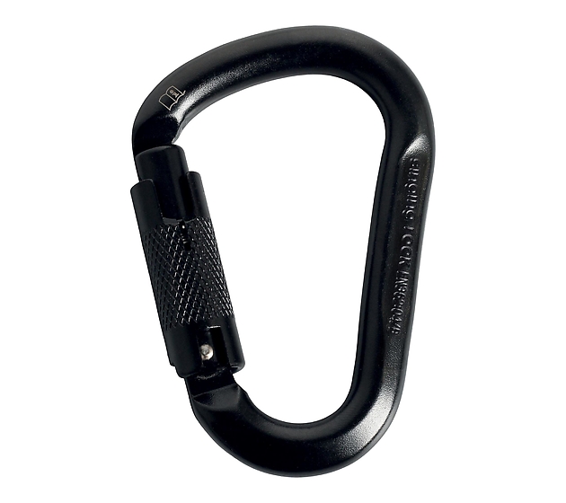 K4000ZB07 / HMS KARABINA OCEL triple lock - černá